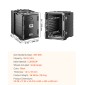 Βάση μεταφοράς φαγητού VEVOR Insulated, Hot Box 90 L για Catering, LLDPE Food Box Carrier με διπλές πόρπες, Front Loading Food Warner με λαβές, Stackable End Loader για εστιατόριο, κυλικείο, κ.λπ. Bla
