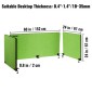 VEVOR Desk Divider 60'' Desk Privacy Panel, 3 panels Privacy Acoustic panel, Sound Absorbing Acoustic Privacy panel, Μειώστε το θόρυβο και τις οπτικές περισπασμούς, Ελαφρύ πράσινο διαχωριστικό με σφιγκτήρα