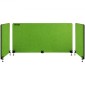 VEVOR Desk Divider 60'' Desk Privacy Panel, 3 panels Privacy Acoustic panel, Sound Absorbing Acoustic Privacy panel, Μειώστε το θόρυβο και τις οπτικές περισπασμούς, Ελαφρύ πράσινο διαχωριστικό με σφιγκτήρα