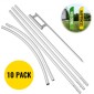 VEVOR Advertising Flag κοντάρι, 10 x Feather Flag Bundles with Ground Spike, 16 ft Windless Flag κοντάρια με πάσσαλο τοποθέτησης στο έδαφος, 6 τμχ Swooper Flag Pole Kit, Σημαία επιγραφής για επιχειρήσεις Βιτρίνες καταστημάτων