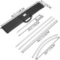 VEVOR Advertising Flag κοντάρι, 12 x Feather Flag Bundles with Ground Spike, 16 ft Windless Flag κοντάρια με πάσσαλο τοποθέτησης στο έδαφος, 6 τμχ κιτ κοντάρι με σημαία Swooper, Σημαία επιγραφής για επιχειρήσεις Βιτρίνες καταστημάτων