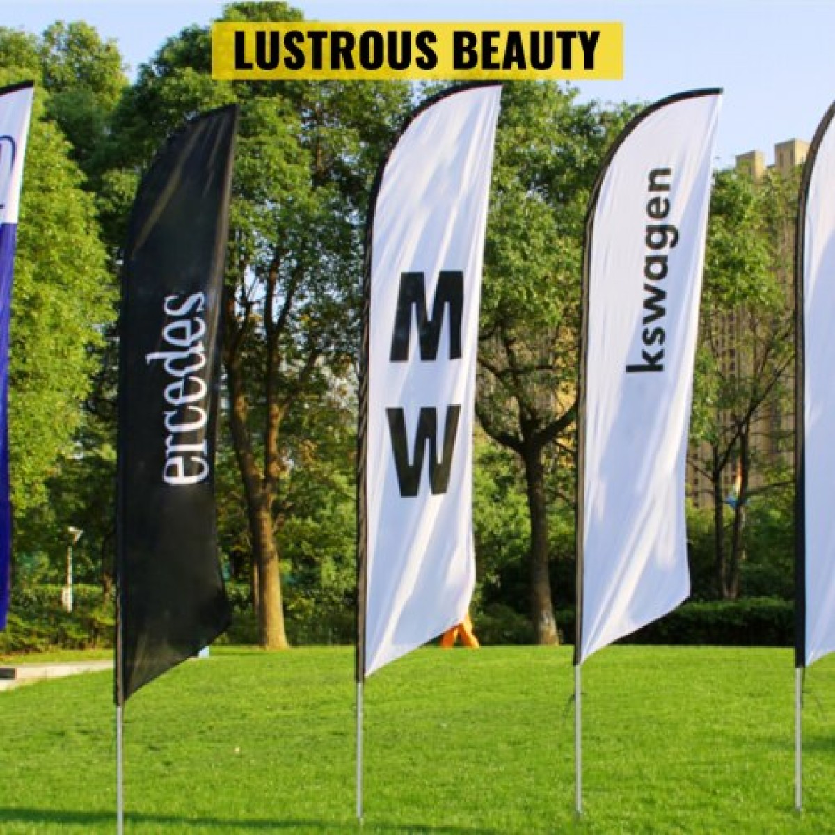 VEVOR Advertising Flag κοντάρι, 30 x Feather Flag Bundles with Ground Spike, 16 ft Windless Flag κοντάρια με πάσσαλο τοποθέτησης στο έδαφος, 6 τμχ κιτ κοντάρι σημαία Swooper, Σημαία επιγραφής για επιχειρήσεις Βιτρίνες καταστημάτων