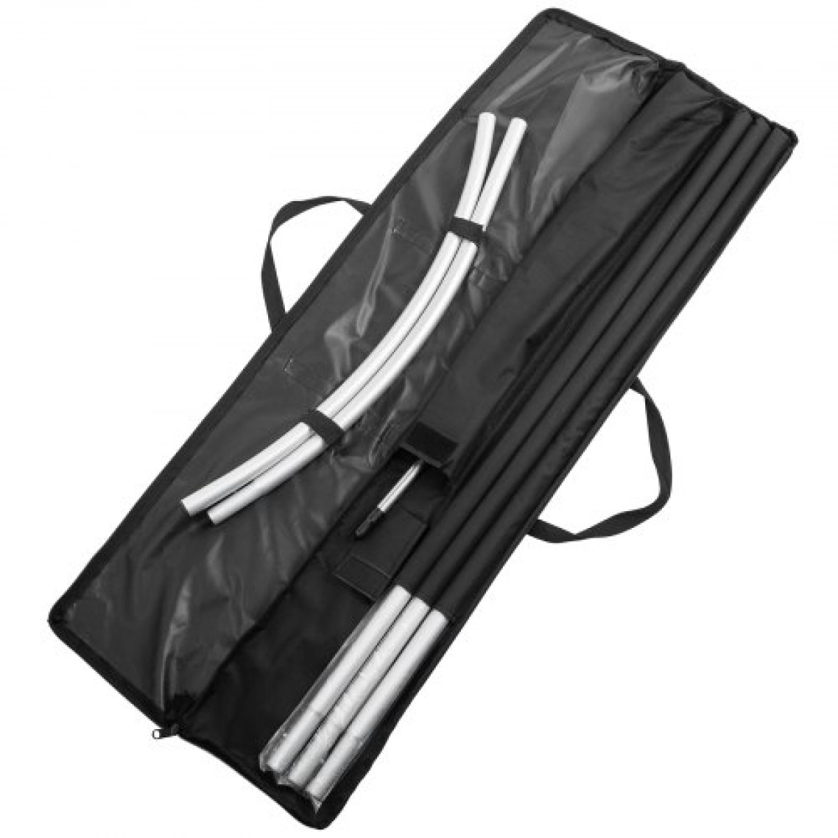 VEVOR Advertising Flag κοντάρι, 30 x Feather Flag Bundles with Ground Spike, 16 ft Windless Flag κοντάρια με πάσσαλο τοποθέτησης στο έδαφος, 6 τμχ κιτ κοντάρι σημαία Swooper, Σημαία επιγραφής για επιχειρήσεις Βιτρίνες καταστημάτων