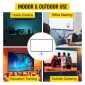 Οθόνη VEVOR τρίποδα προβολέα 70 ιντσών 16:9 4K HD προβολής οθόνης Βάση χωρίς ζάρες Ρυθμιζόμενη Ύψος Φορητή οθόνη για προβολέα εσωτερικού & εξωτερικού χώρου για ταινίες, οικιακός κινηματογράφος, παιχνίδια, γραφείο