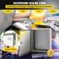 Ατσάλινο περίβλημα VEVOR NEMA, 50x40x20 cm NEMA 4X Steel Electrical Box, IP66 Waterproof & Dustproof, Ηλεκτρικό κουτί σύνδεσης εξωτερικού/εσωτερικού χώρου, με πλάκα τοποθέτησης