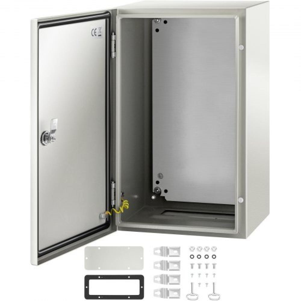 Ατσάλινο περίβλημα VEVOR NEMA, 50,8 x 30,5 x 25,4 cm NEMA 4X Steel Electrical Box, IP66 Waterproof & Dustproof, Ηλεκτρικό κουτί σύνδεσης εξωτερικού/εσωτερικού χώρου, με πλάκα τοποθέτησης