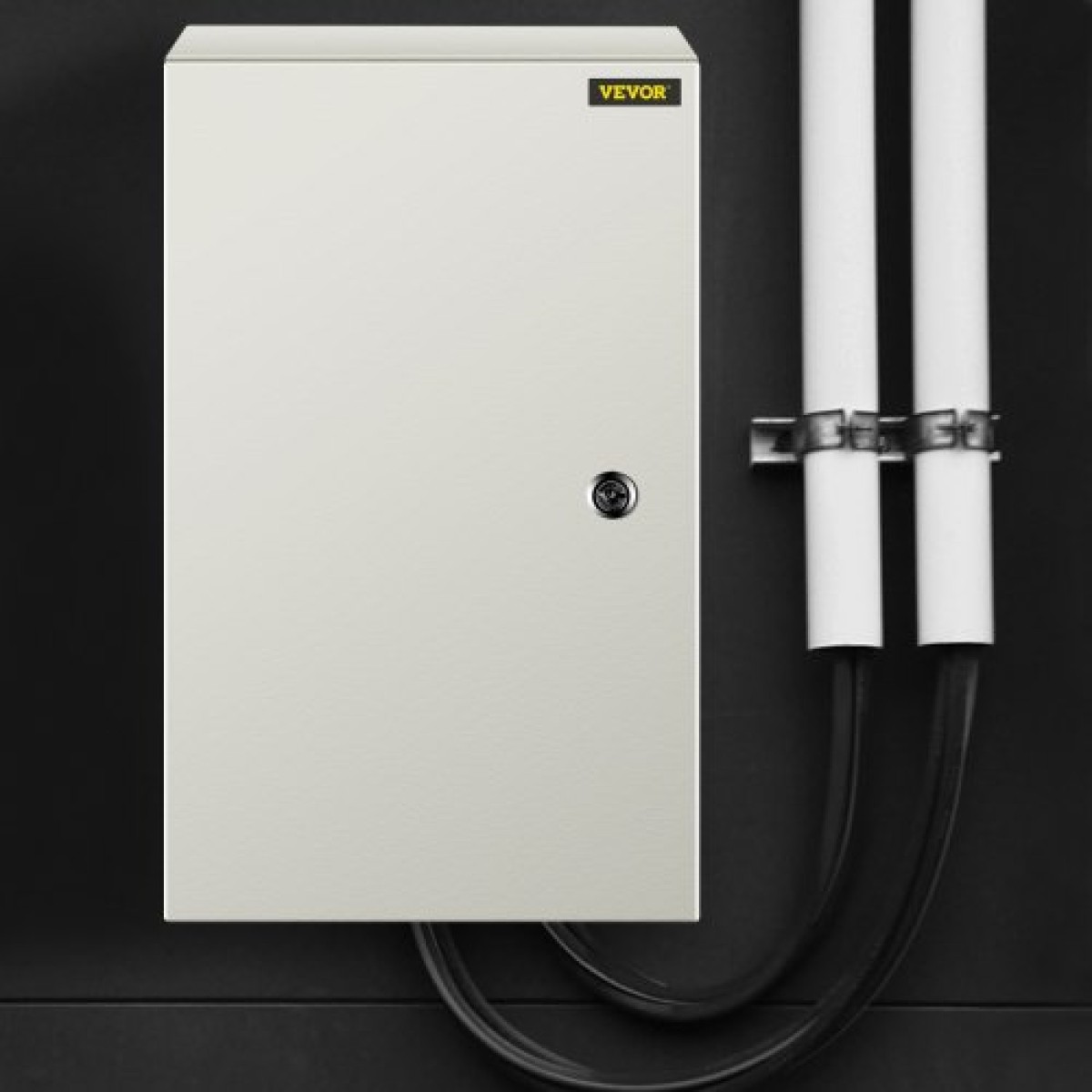 Ατσάλινο περίβλημα VEVOR NEMA, 50,8 x 30,5 x 25,4 cm NEMA 4X Steel Electrical Box, IP66 Waterproof & Dustproof, Ηλεκτρικό κουτί σύνδεσης εξωτερικού/εσωτερικού χώρου, με πλάκα τοποθέτησης