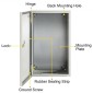 Ατσάλινο περίβλημα VEVOR NEMA, 50,8 x 30,5 x 25,4 cm NEMA 4X Steel Electrical Box, IP66 Waterproof & Dustproof, Ηλεκτρικό κουτί σύνδεσης εξωτερικού/εσωτερικού χώρου, με πλάκα τοποθέτησης