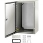 Ατσάλινο περίβλημα VEVOR NEMA, 50,8 x 30,5 x 25,4 cm NEMA 4X Steel Electrical Box, IP66 Waterproof & Dustproof, Ηλεκτρικό κουτί σύνδεσης εξωτερικού/εσωτερικού χώρου, με πλάκα τοποθέτησης