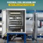 Ατσάλινο περίβλημα VEVOR NEMA, 50x40x25 cm NEMA 4X Steel Electrical Box, IP66 Waterproof & Dustproof, Electrical Junction Box εξωτερικού/εσωτερικού χώρου, με πλάκα τοποθέτησης