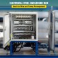 Ατσάλινο περίβλημα VEVOR NEMA, 40x40x20 cm NEMA 4X Steel Electrical Box, IP66 Waterproof & Dustproof, Electrical Junction Box εξωτερικού/εσωτερικού χώρου, με πλάκα τοποθέτησης