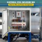 Ατσάλινο περίβλημα VEVOR NEMA, 50x50x15 cm NEMA 4X Steel Electrical Box, IP66 Waterproof & Dustproof, Electrical Junction Box εξωτερικού/εσωτερικού χώρου, με πλάκα τοποθέτησης