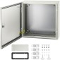 Ατσάλινο περίβλημα VEVOR NEMA, 50x50x15 cm NEMA 4X Steel Electrical Box, IP66 Waterproof & Dustproof, Electrical Junction Box εξωτερικού/εσωτερικού χώρου, με πλάκα τοποθέτησης
