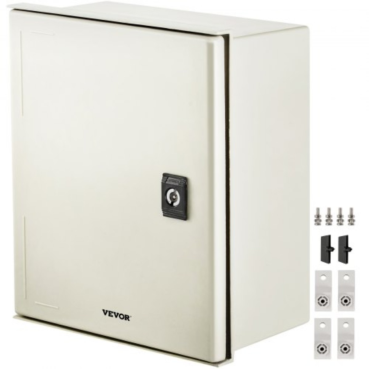 Περίβλημα VEVOR NEMA Fiberglass, 30x25x14 cm NEMA 4X Fiberglass Electrical Box, IP66 Waterproof & Dustproof, Electrical Junction Box εξωτερικού/εσωτερικού χώρου, με πλάκα τοποθέτησης