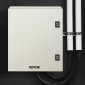 Περίβλημα VEVOR NEMA Fiberglass, 40x30x20 cm NEMA 4X Fiberglass Electrical Box, IP66 Waterproof & Dustproof, Electrical Junction Box εξωτερικού/εσωτερικού χώρου, με πλάκα τοποθέτησης