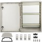 VEVOR NEMA Ατσάλινο περίβλημα, 60x40x23 cm NEMA 4X Fiberglass Electrical Box, IP66 Waterproof & Dustproof, Outdoor/Indoor Electrical Junction Box, με πλάκα τοποθέτησης