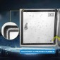 VEVOR NEMA περίβλημα από ανοξείδωτο ατσάλι, 300 x 300 x 200 mm NEMA 4X Steel Electrical Box, IP66 Waterproof & Dustproof, Ηλεκτρικό κουτί σύνδεσης εξωτερικού/εσωτερικού χώρου, με πλάκα τοποθέτησης