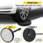 VEVOR Crowd Control Stanchion, Σετ 8 τεμαχίων Stanchion Set, Stanchion Set με 6,6 ft/2 m Μαύρη ανασυρόμενη ζώνη, Black Crowd Control Barrier με σκυρόδεμα και μεταλλική βάση – Συναρμολόγηση Easy Connect