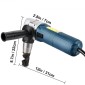 VEVOR Electric Metal Nibbler 625W Nibbler Metal Cutter 1000rpm High Speed ​​Rotor Metal Nibbler 110V w Αντικατασταθείσες λεπίδες Θήκη αποθήκευσης Λαμαρίνας για κοπή από ανοξείδωτο χάλυβα, αλουμίνιο, πλαστικό
