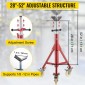 VEVOR Pipe Stand, Pipe Stand, V Head Pipe Stand Ρυθμιζόμενο ύψος 71,12-132,08 cm, Pipe Stand με τροχούς, Πτυσσόμενες φορητές βάσεις σωλήνων 0,3175 έως 30,48 cm Στήριγμα σωλήνων, Steel Pipe Stand