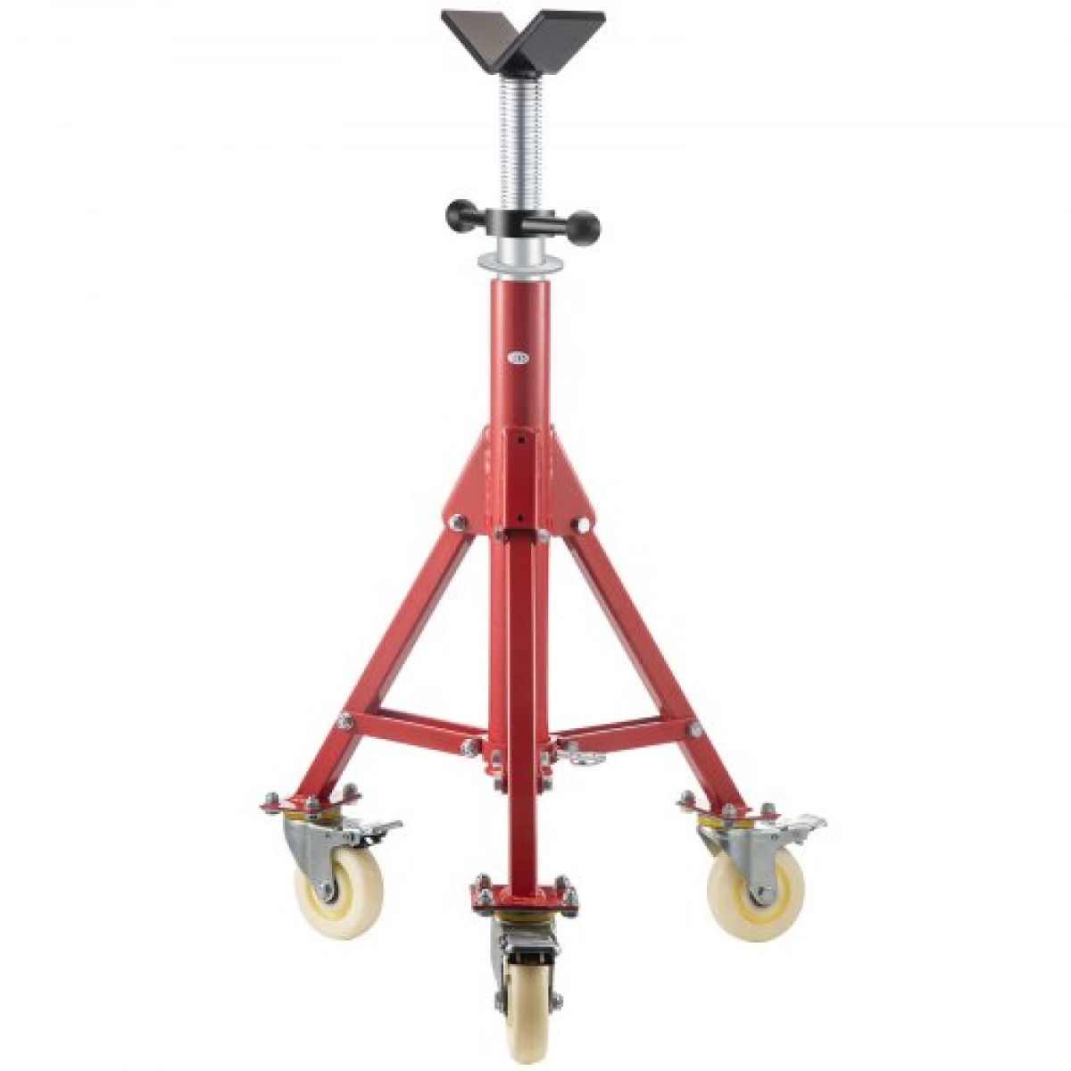 VEVOR Pipe Stand, Pipe Stand, V Head Pipe Stand Ρυθμιζόμενο ύψος 71,12-132,08 cm, Pipe Stand με τροχούς, Πτυσσόμενες φορητές βάσεις σωλήνων 0,3175 έως 30,48 cm Στήριγμα σωλήνων, Steel Pipe Stand