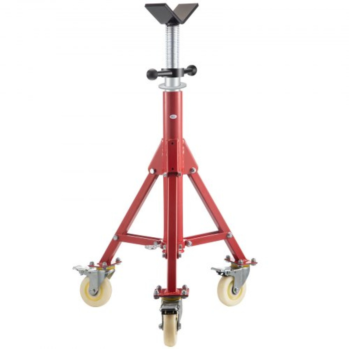VEVOR Pipe Stand, Pipe Stand, V Head Pipe Stand Ρυθμιζόμενο ύψος 71,12-132,08 cm, Pipe Stand με τροχούς, Πτυσσόμενες φορητές βάσεις σωλήνων 0,3175 έως 30,48 cm Στήριγμα σωλήνων, Steel Pipe Stand