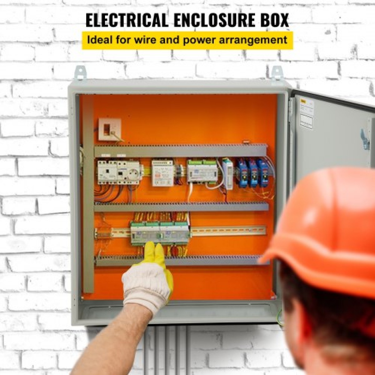 VEVOR Electrical Steel Περίβλημα Κουτί NEMA 4 Περίβλημα εξωτερικού χώρου 60x60x20 cm UL