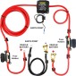 VEVOR Split Charge Relay Kit, 2mtr 12V, Automatic Dual Battery Isolator Kit with 140AMP Voltage Sense Relay VSR, Συμβατό με RV Marine Vehicle Truck Caravan Camper Yacht ATV UTV Boats Workshop