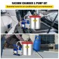 VEVOR Vacuum Chamber with Pump Vacuum Chamber Kit 5 Gal/18,9 L 5CFM 1/3HP Single Stage