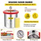VEVOR Vacuum Chamber with Pump Vacuum Chamber Kit 5 Gal/18,9 L 5CFM 1/3HP Single Stage
