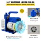VEVOR Vacuum Chamber with Pump Vacuum Chamber Kit 5 Gal/18,9 L 5CFM 1/3HP Single Stage