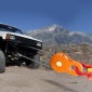 VEVOR Snatch Block, 11T/25.000 LBS Όριο φορτίου εργασίας, Τροχαλία βαρούλκου βαρέως τύπου για συνθετικό σχοινί 0,55"/14 mm ή μαλακά δεσμά, Αξεσουάρ αποκατάστασης εκτός δρόμου για τρακτέρ, φορτηγό, ATV & UTV, 2 πακέτα