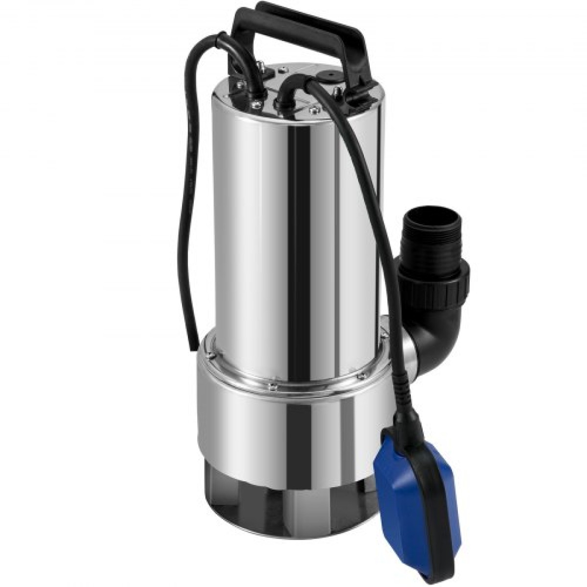 Υποβρύχια αντλία νερού VEVOR, 1300W 20000L/H, με καλώδιο 10 m και αυτόματο συνδεδεμένο διακόπτη πλωτήρα, ανοξείδωτο ατσάλι και χυτοσίδηρο για βρώμικα ή καθαρά, άδειες λίμνες κήπου, πισίνες, υδρομασάζ