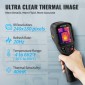 VEVOR Infrared Thermal Imager Θερμική κάμερα IR Ανάλυση 240x180 7,1 cm Οθόνη LCD