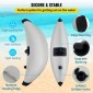 VEVOR Kayak Outrigger Stabilizer, 2 ΤΕΜ, PVC Φουσκωτό Πλωτήρα Outrigger με ράβδο Sidekick Arms, Standing Float Stabilizer System Kit για καγιάκ, κανό, ψαροκάικα