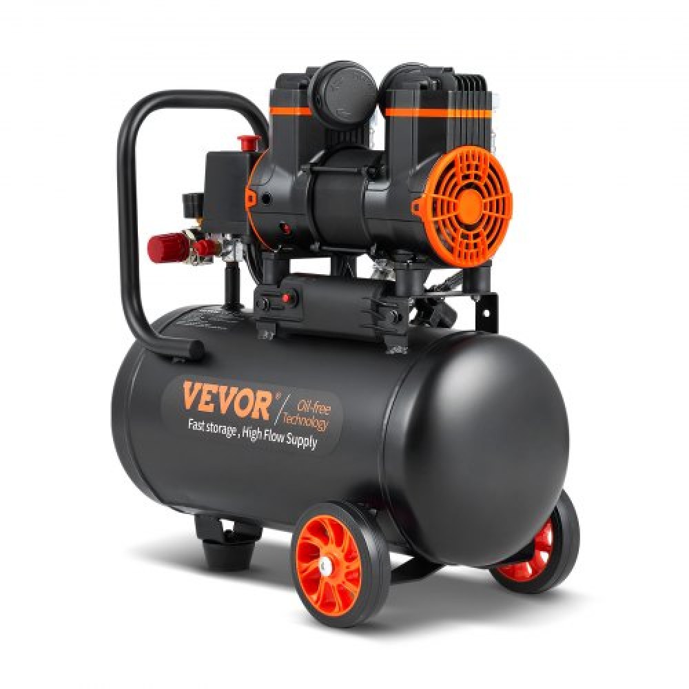 VEVOR Air Compressor 18,2 L 900W 2,2 CFM@ 90PSI 70 dB Ultra Quiet Oil Free