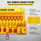 VEVOR 58 PCS Lockout Tagout Kit, Electrical Safety Loto Kit περιλαμβάνει λουκέτα, Lockout Station, Hasp, Tags & Zip Ties, Lockout Tagout Safety Tools for Industrial, Electrical Power, Μηχανήματα