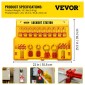 VEVOR 58 PCS Lockout Tagout Kit, Electrical Safety Loto Kit περιλαμβάνει λουκέτα, Lockout Station, Hasp, Tags & Zip Ties, Lockout Tagout Safety Tools for Industrial, Electrical Power, Μηχανήματα