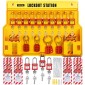 VEVOR 58 PCS Lockout Tagout Kit, Electrical Safety Loto Kit περιλαμβάνει λουκέτα, Lockout Station, Hasp, Tags & Zip Ties, Lockout Tagout Safety Tools for Industrial, Electrical Power, Μηχανήματα