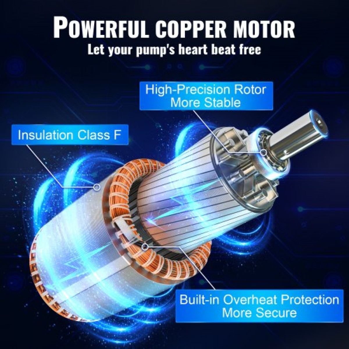 Υποβρύχια αντλία VEVOR Deep Well, 750W 230V/50Hz, 100L/min 66 m Head Sand Resistant <5%, 20 m Electric Cord, 7,6 cm Αντλίες νερού από ανοξείδωτο χάλυβα για βιομηχανική, άρδευση και οικιακή χρήση, IP68 αδιάβροχη