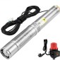 Υποβρύχια αντλία VEVOR Deep Well, 550W 230V/50Hz, 50L/min 89 m Head, 20 m Cord & Automatic Pressure Switch, 8,2 cm Αντλίες νερού από ανοξείδωτο χάλυβα για βιομηχανική, άρδευση και οικιακή χρήση, IP68 αδιάβροχη