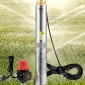 Υποβρύχια αντλία VEVOR Deep Well, 550W 230V/50Hz, 50L/min 89 m Head, 20 m Cord & Automatic Pressure Switch, 8,2 cm Αντλίες νερού από ανοξείδωτο χάλυβα για βιομηχανική, άρδευση και οικιακή χρήση, IP68 αδιάβροχη