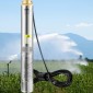 Υποβρύχια αντλία VEVOR Deep Well, 750W 230V/50Hz, 105L/min 62 m Ανθεκτικό στην άμμο <5%, Ηλεκτρικό καλώδιο 20 m, 8,9 cm Αντλίες νερού από ανοξείδωτο χάλυβα για βιομηχανική, άρδευση και οικιακή χρήση, IP68 αδιάβροχο