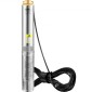 Υποβρύχια αντλία VEVOR Deep Well, 750W 230V/50Hz, 105L/min 62 m Ανθεκτικό στην άμμο <5%, Ηλεκτρικό καλώδιο 20 m, 8,9 cm Αντλίες νερού από ανοξείδωτο χάλυβα για βιομηχανική, άρδευση και οικιακή χρήση, IP68 αδιάβροχο