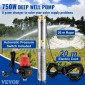 Υποβρύχια αντλία VEVOR Deep Well, 750W 230V/50Hz, 105L/min 62 m Head, 20 m Cord & Automatic Pressure Switch, 8,9 cm Αντλίες νερού από ανοξείδωτο χάλυβα για βιομηχανική, άρδευση και οικιακή χρήση, IP68 αδιάβροχη