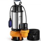 Υποβρύχια αντλία νερού VEVOR, 2200W 60000L/H, με καλώδιο 8 m και αυτόματο συνδεδεμένο διακόπτη πλωτήρα, φορητός ανοξείδωτος χάλυβας για βρώμικα ή καθαρά, πλημμύρες αποχέτευσης, άδειες λίμνες κήπου, πισίνες, υδρομασάζ