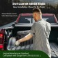 Κουτί αποθήκευσης κρεβατιού VEVOR Truck, Καπάκι που κλειδώνει, Αδιάβροχο ABS Wheel Well Tool Box 6,6 Gal/20 L με λουκέτο κωδικού πρόσβασης, Συμβατό με Dodge Ram 1500 2019-2021, Πλευρά οδηγού, Μαύρο