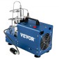 Συμπιεστής υψηλής πίεσης VEVOR, 4500PSI/30MPA/300BAR Συμπιεστής αέρα υψηλής πίεσης, 1800W 220V Χειροκίνητος αεροσυμπιεστής Stop Air Rifle Κατάλληλος για αεροβόλο τουφέκι Paintball, Τυφέκιο PCP, Αερόπιστο, Μπουκάλι κατάδυσης