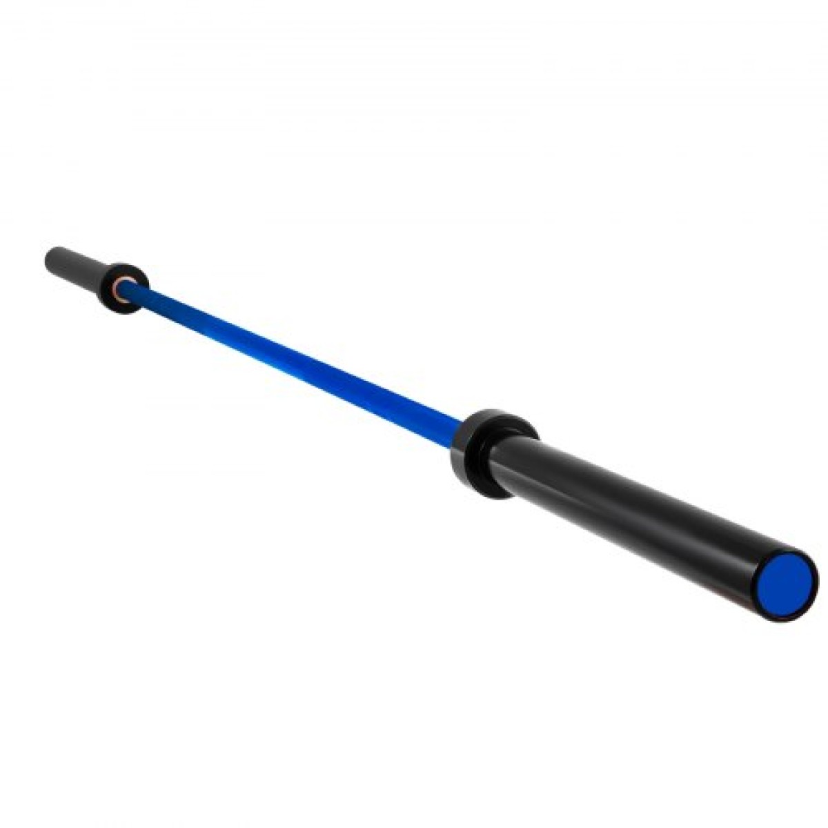 Vevor 2m Barbell Blue 15KG Weight Lifting Bar Workout Fitness Πάγκος άσκησης Μπάρα πίεσης για άρση βαρών Μπάρα βαρών Μπάρα ανύψωσης πάγκου Squat με πόρπες και σφιγκτήρες