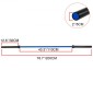 Vevor 2m Barbell Blue 15KG Weight Lifting Bar Workout Fitness Πάγκος άσκησης Μπάρα πίεσης για άρση βαρών Μπάρα βαρών Μπάρα ανύψωσης πάγκου Squat με πόρπες και σφιγκτήρες